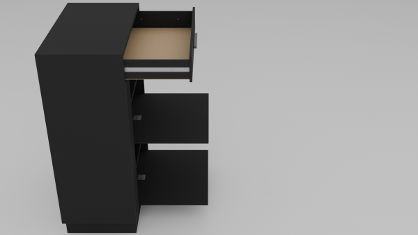 Garderobe Schuhschrank - Variante 1 von 33 - Schwarz Matt – Bild 6