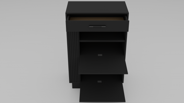 Garderobe Schuhschrank - Variante 1 von 33 - Schwarz Matt – Bild 3
