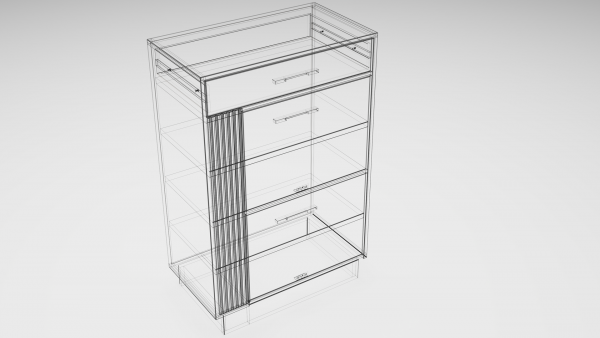 Garderobe Schuhschrank - Variante 1 von 33 - Schwarz Matt – Bild 10