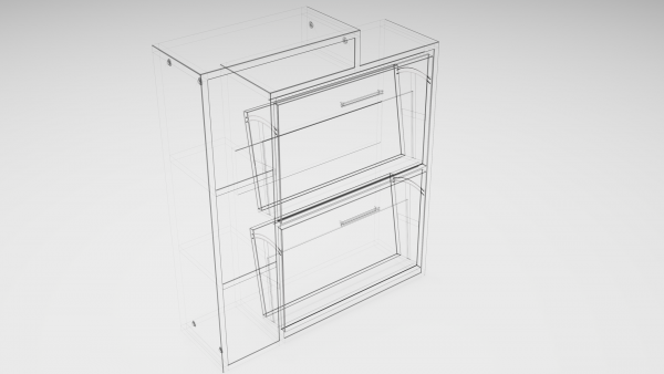 Garderobe Schuhkipper - Variante - 1 von 33 - Schwarz Matt – Bild 9