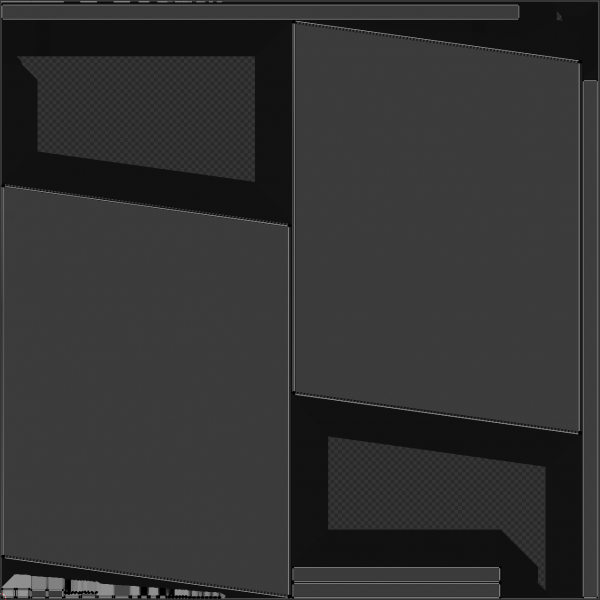 Garderobe Hängeschrank - Variante 1 von 33 - Schwarz Matt – Bild 9